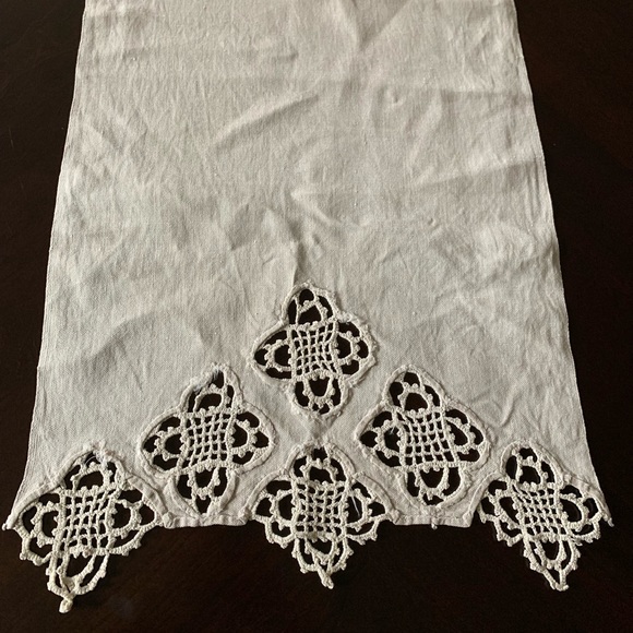 Linen table runner vintage - Picture 2 of 3